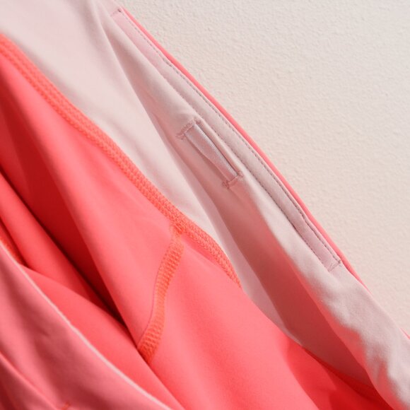 Lululemon Pleat To Street Skirt II Grapefruit Skort Liner Short Tennis Coral 8 - Picture 11 of 15